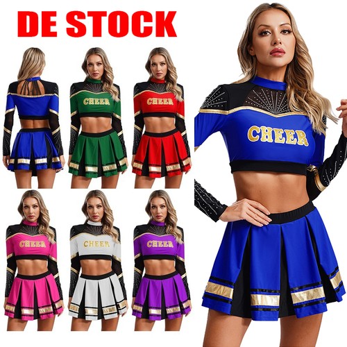 Damen cheerleader kostüm - cheerleader,