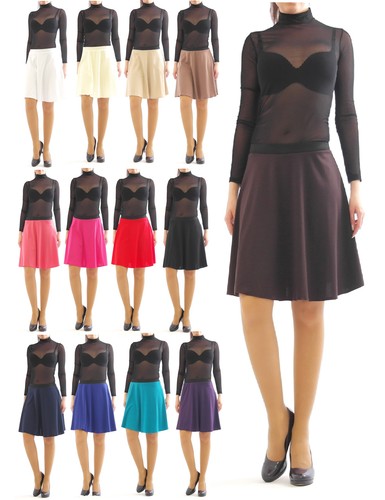 Swing rock midi hohe taille - rock,