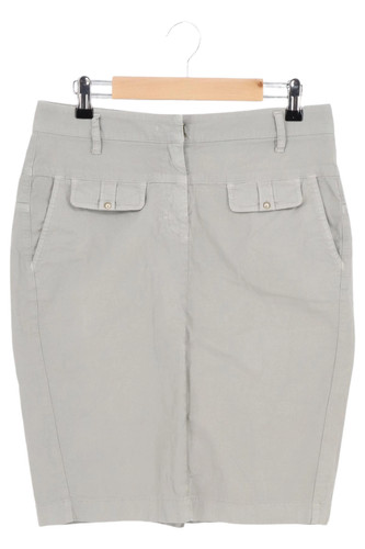 Damen bleistiftrock grau - grau, gr
