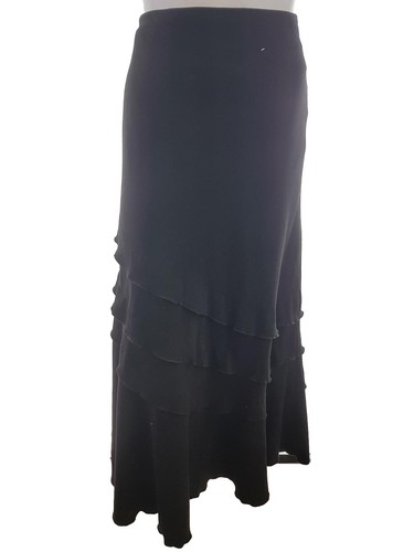 Lagenlook maxi rock - rock, schwarz