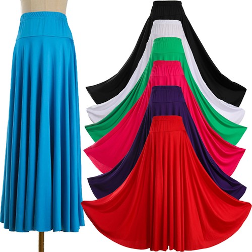 Damen flamenco rock maxi - rock,
