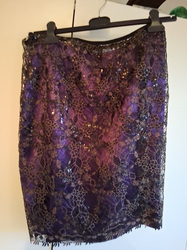 Lila rock mit langen - l,