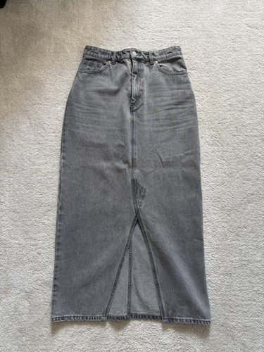 Monki jeansrock rock grau - jeansrock,
