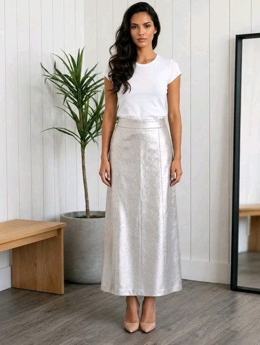 Oui damen rock silber - oui,