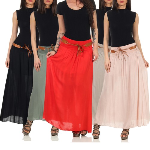 Damen maxi rock langer - maxi,