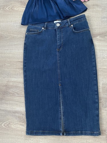 Midi jeansrock judith - jeansrock,