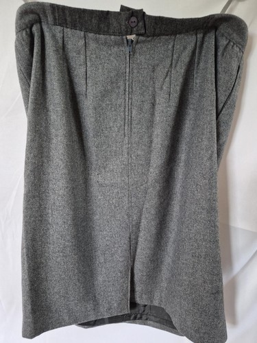 Damen rock grau bund - rock,