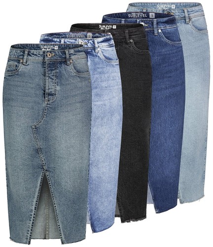 Sublevel damen jeans rock - sublevel,