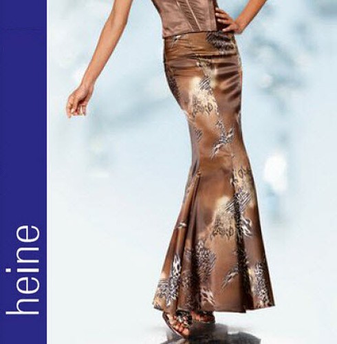 Neu wow abendrock satin mit - wow,