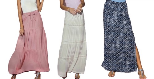 Damen rock maxirock - damen,